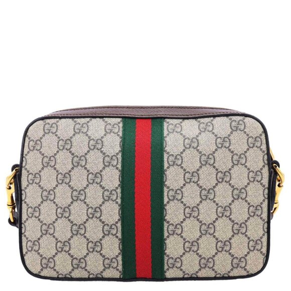 Gucci  Ophidia Small Web GG Supreme Canvas Wristlet Shoulder Bag Beige 699439 - Picture 3 of 15